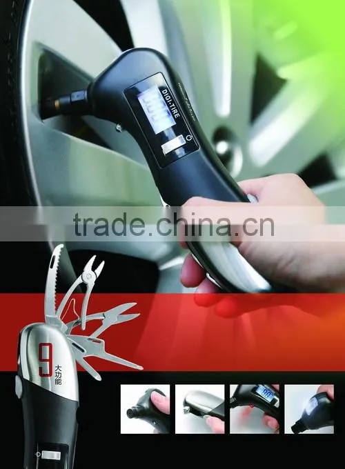 LCD display digital car tire pressure gauge