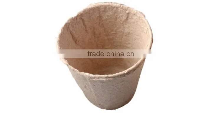 Paper pulp seedling cup flower/vegetable plant bio-degradable pot