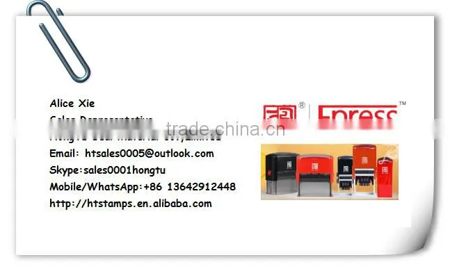 2016 New Product High Quality Custom Address Self-inking Stamp