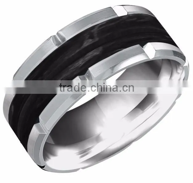 Fashion tungsten carbide jewelry ring hot sell engeneer design ring finger rings