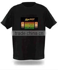 Hot Sale Sound Activated El T-shirt