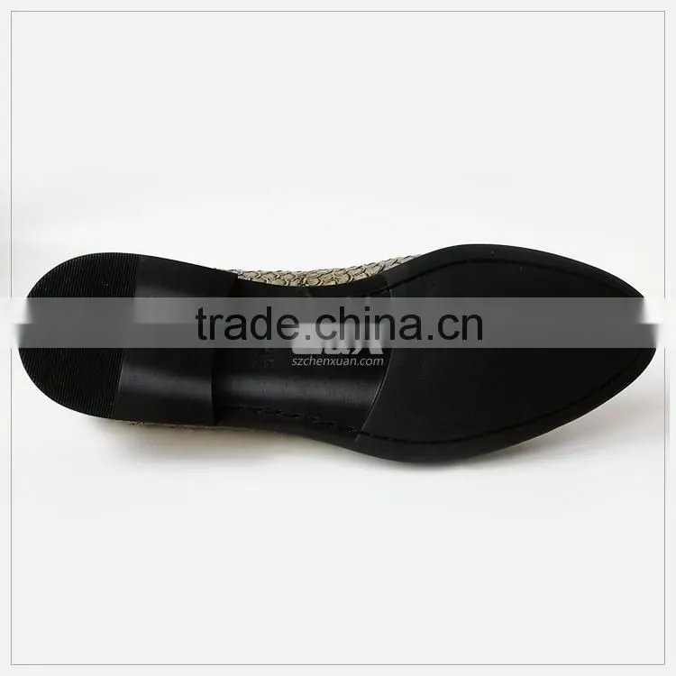 2016 Men Genuine Leather Shoe Arrival Animal Leather Shoe Collections