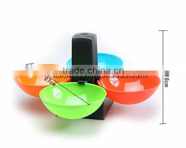 Colorful Football Style Plastic Fruit Plate