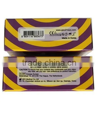 GEO XCH series 622 blue color cosmetic contact lens made in korea by GEO Medical