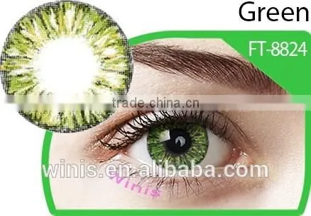 17mm Angel contact lens wholesale 3 tone SFDA korean big eye color contact lenses