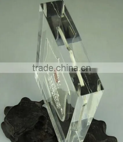 Acrylic logo block photo block for wholesale