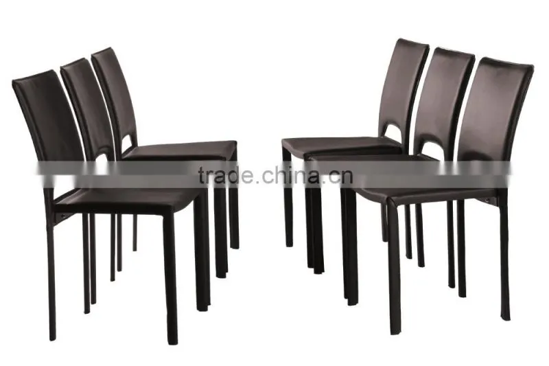 DC-5004 modern dining room leather chair