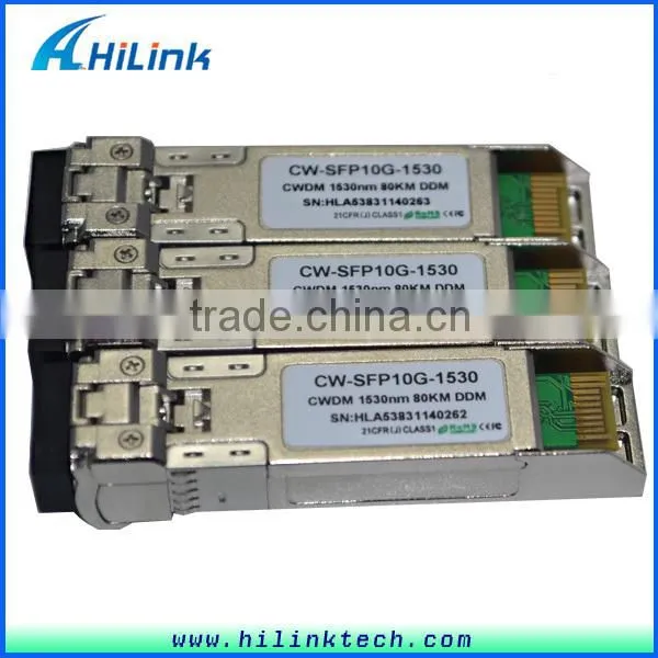 Brocade Compatible 1470-1610nm 2.5G-ZX CWDM SFP 80Km