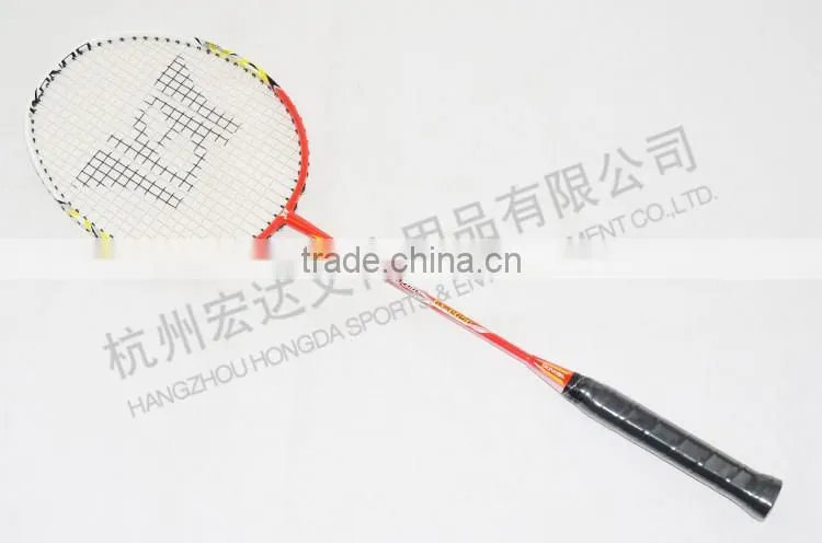 GX-8090 new design aluminium&fiberglass top brands of badminton rackets with good badminton rackets prices/led badminton