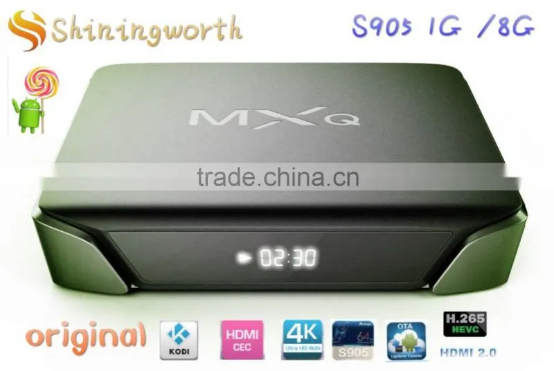 Newest Original MXQ PRO ANDRIOD TV BOX 4K MXQ Pro Android6.0 Tv Box 1G/8G kodi 16.0 loaded android s905x tv box