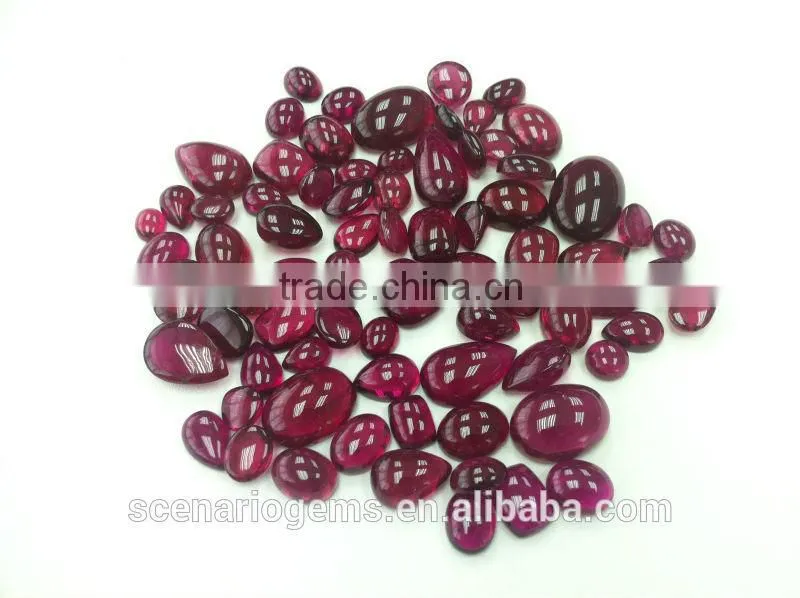 #MMZZ Natural Multi-Shape Cabs Loose Gemstone Rubellite Cabochon