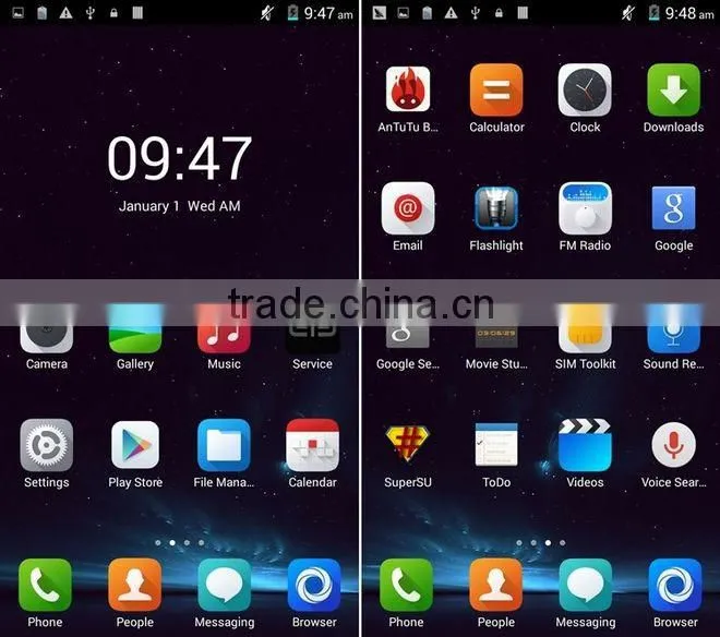 Elephone P2000C Smartphone Android 4.4 MTK6582 Finger Scanner NFC 5.5 Inch HD OGS