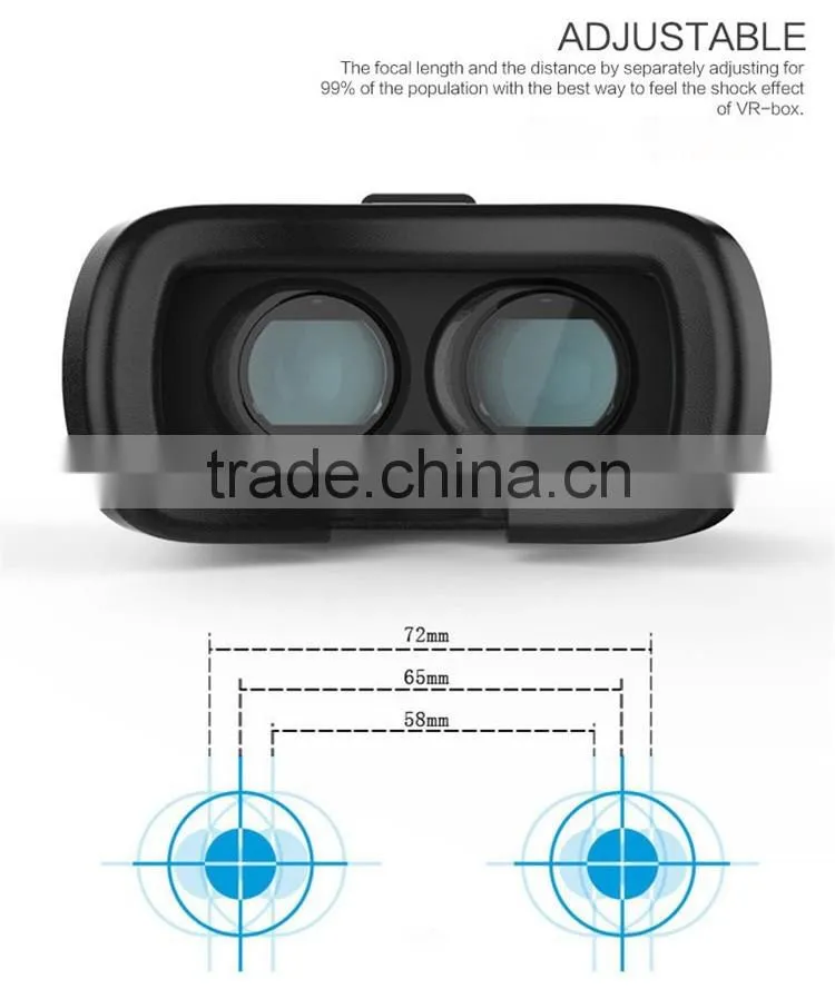 New google carboard VR virtual reality 2nd Gen 3D glasses with bluetooth control