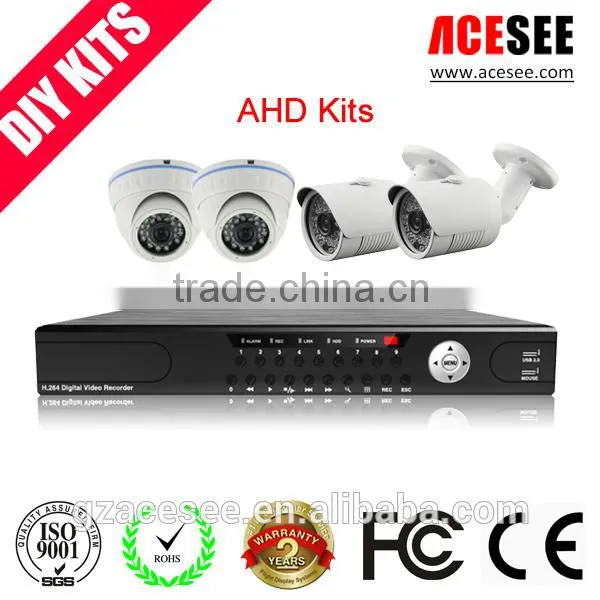 ACESEE P2P AHD DVR HDMI Out Security Camera DVR Kit