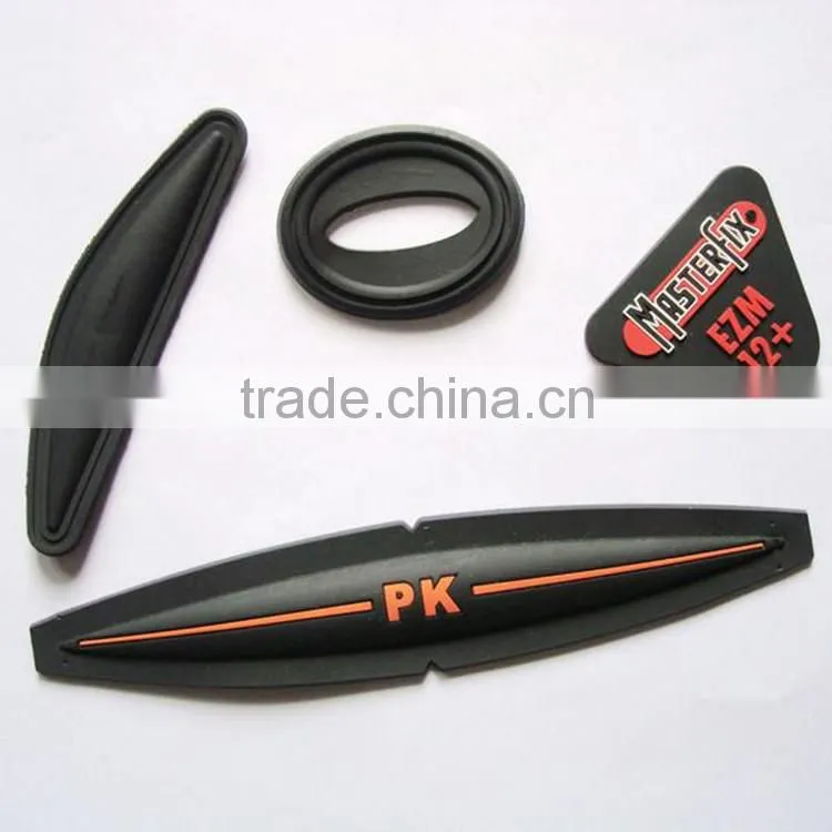Round Shape PVC Label Patch With PROTEGONS NOUS Logo