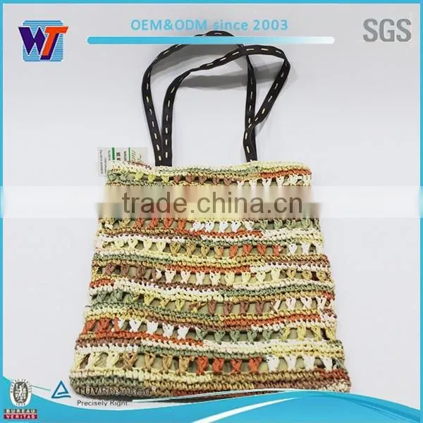Bamboo bracelets shoulder women canvas messenger bag