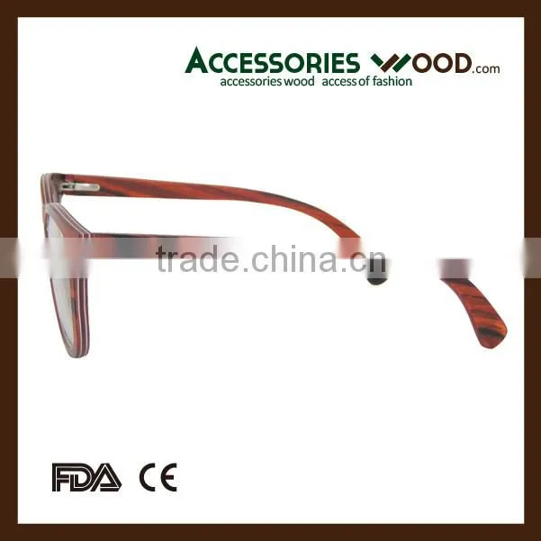 Classic High Quality Rose Wood optical glasses, Custom reading glasses