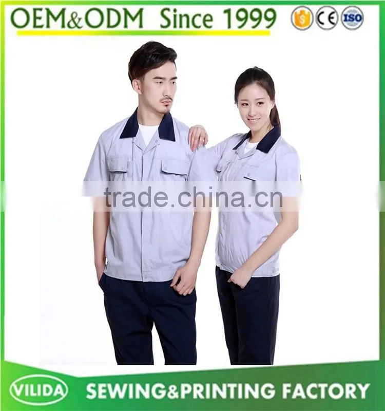 Hot sale Industrial Safety Workwear High Quality Factory Worker Uniform Customized