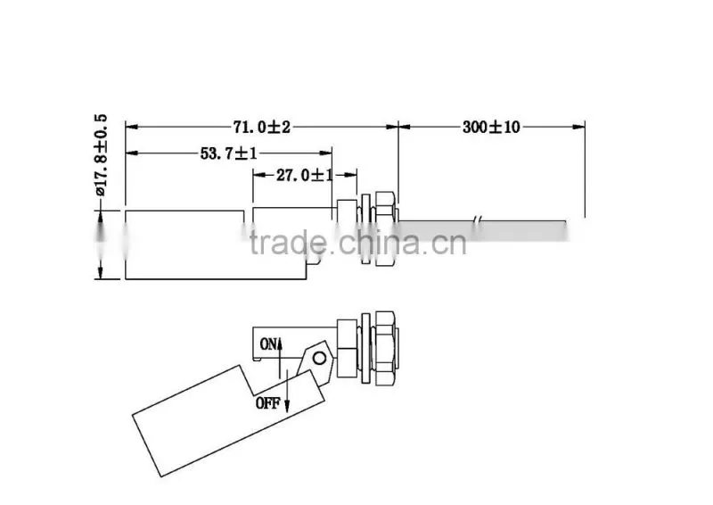 Horizontal type level sensor