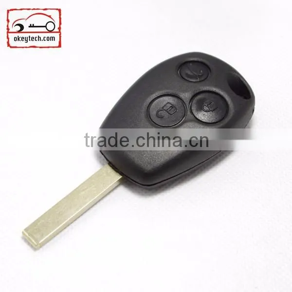 Okeytech Renault Car Key for romote key 3 button key shell with 307 blank Renault remote key case