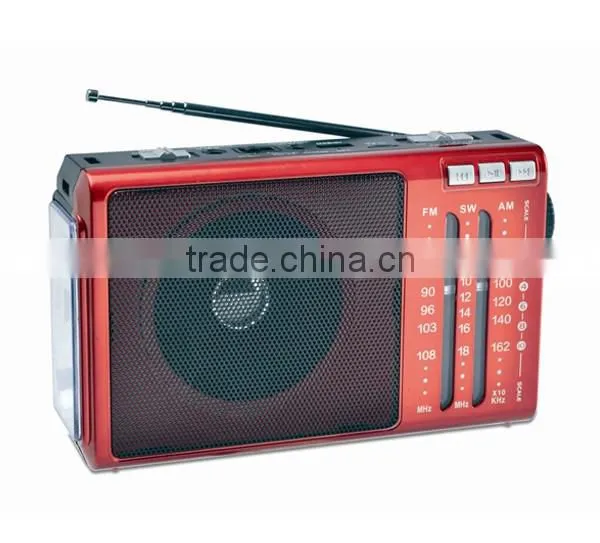 Hot mini am fm portable radio with mp3 player and speaker