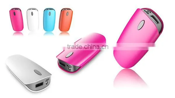 Guoguo Wholse high quatlity 18650 power bank colorful slim portable led light 3600mAh mobile power pack