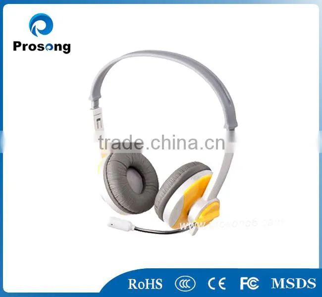 2014 OEM logo sound professional mobile phone headset with microphone