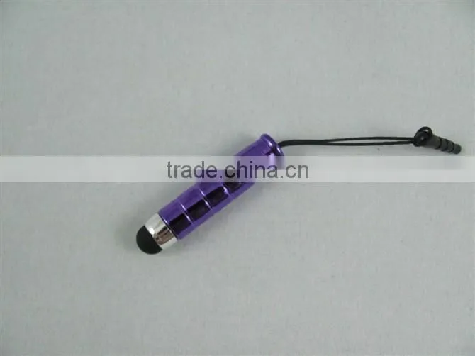 High Quality mini short Universal mini stylus pen for iphone,ipad, plastic touch pen