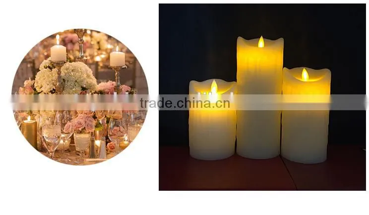 Real Paraffin Wax Flickering LED Flameless Candle, LED Candle Light, Led candle bulb