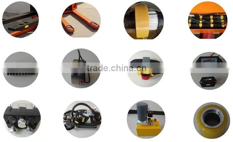 AC Motor 2.5m Lifting Height New Electric Stacker