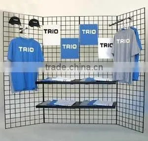 Countertop Grid Gridwall Display with T Leg