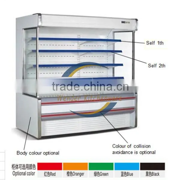 3M upright commercial supermarket Multideck Open Chiller