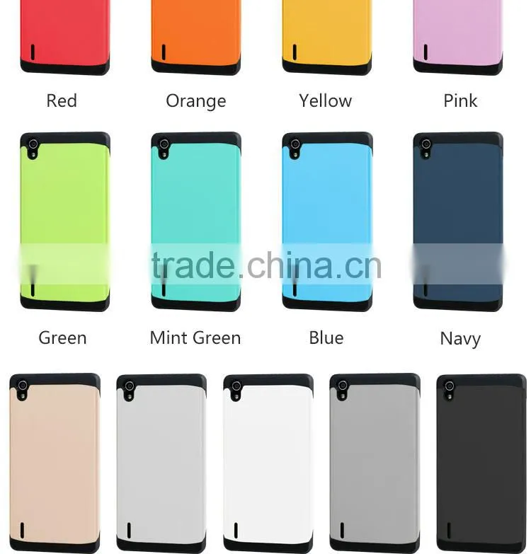 LZB Hot selling mobile phone covers for Huawei ascend p7 armor case