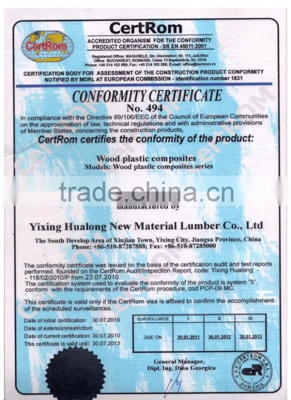 wpc outdoor decking floor