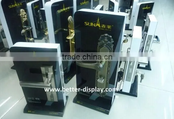 custom acrylic electronic lock servr rack for door lock