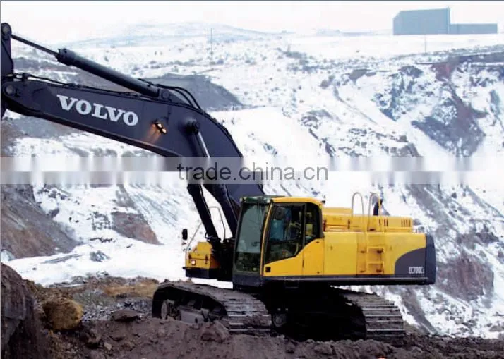 china made long boom excavator with Volvo D16E EAE3 engine EC700c