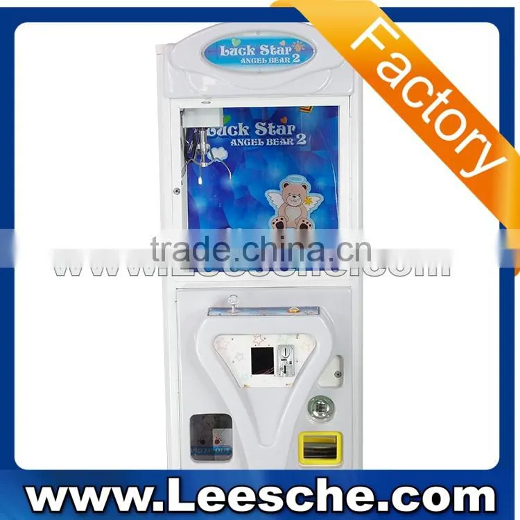 LSJQ-756 Diamond graphics crane claw machine plush crane toy vending machine for sale mini crane game