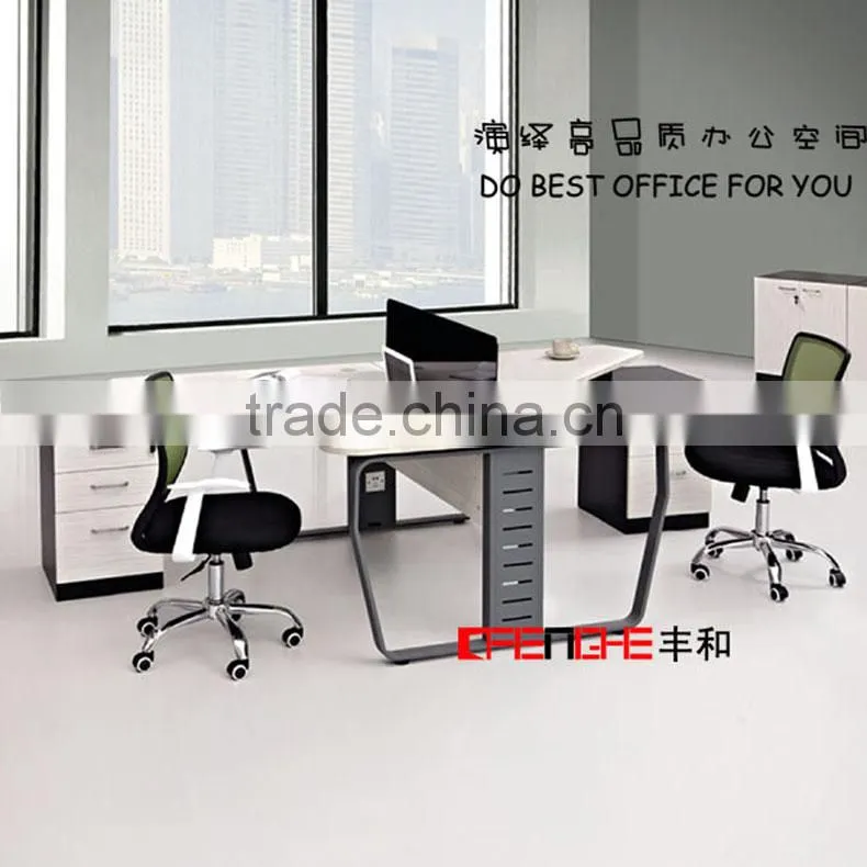 wooden office cubicle office partition table furniture