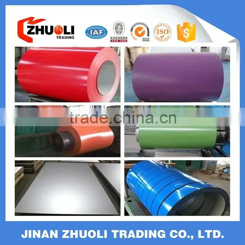 prime over rolled steel coils ppgi coils from shangdong ppgi steel strip export Turkey Ukraine