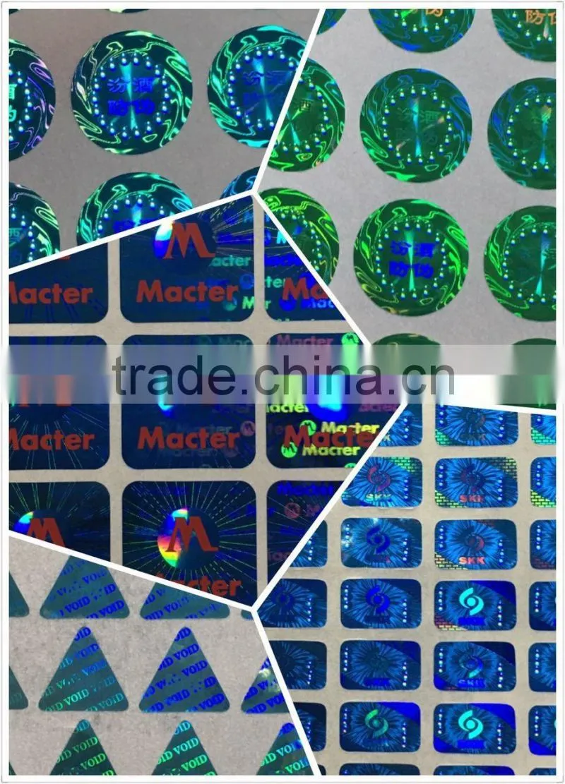 Trade Assurance Cheap custom serial number hologram stickery