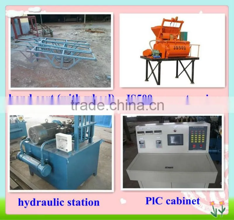 Italy QT4-15B Medium Size Fully Automatic Hydraulic Interlocking Vibrated Block Making Machine Price