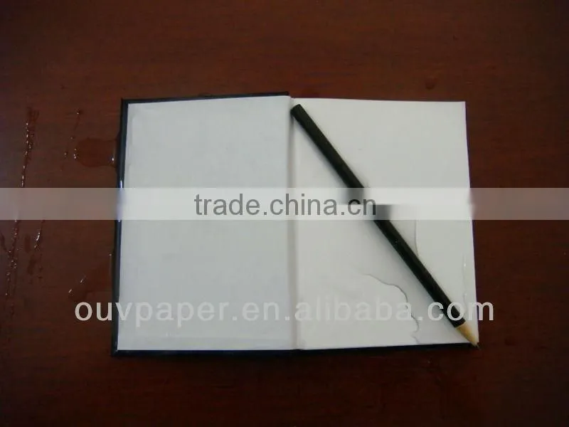 100% Waterproof Notebook with PVC material cover,Works underwater,Removable perforated pages,120g waterproof white paper