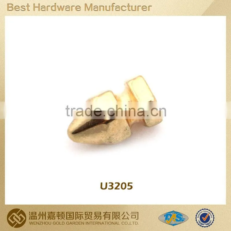 Imperial logo stud rivets metal jean fasteners