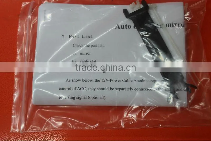 latest car rear view mirror of 3.5inch normal mirror