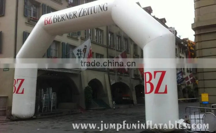 cheap inflatable start / finish line arch, inflatable racing arch for adults