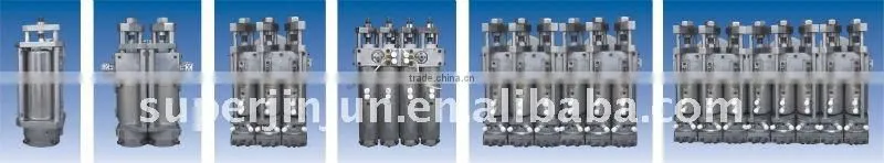 5L extrusion plastic blow moulding machine