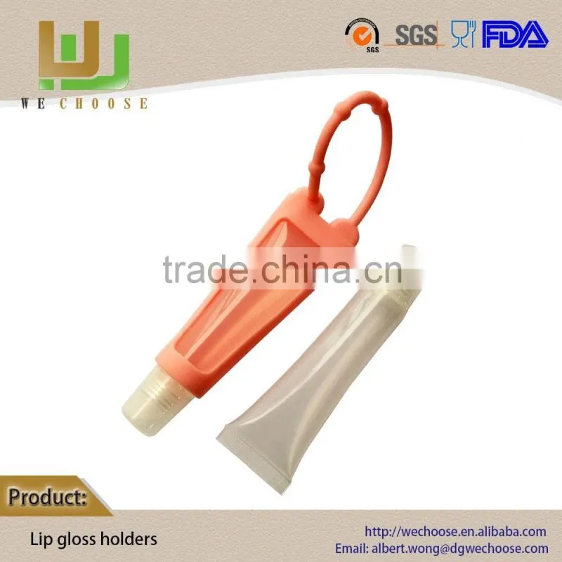 Online buy wholesale for 2016 hot sell silicone lip carrier,silicone lip gloss cover/ case from china,Pocketbac silicone lip