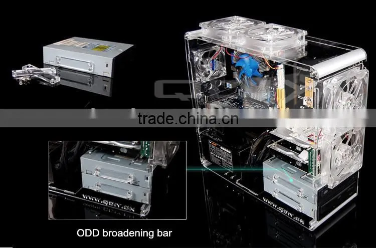 PC-A006 Acrylic Customised Vertical ATX Computer Case