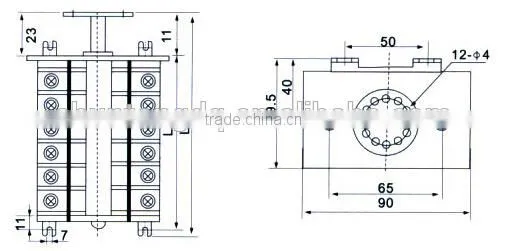 220V high voltage low current automatic auxiliary switch
