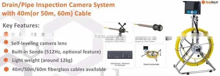 Diagnostic Tools of Drain/Sewer Pipe Inspection Camera System